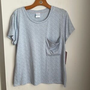 ❤️ 5/$35 Zenista sleep top blue M pocket scoop